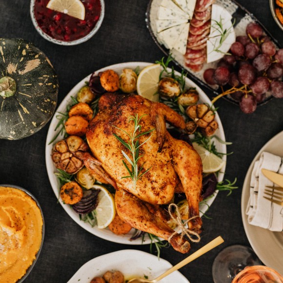 recette de poulet entier &agrave; la friteuse &agrave; air