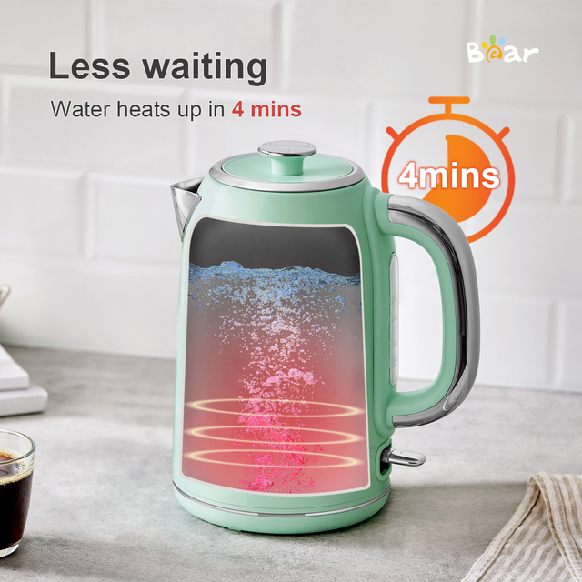 Bouilloire électrique en acier inoxydable