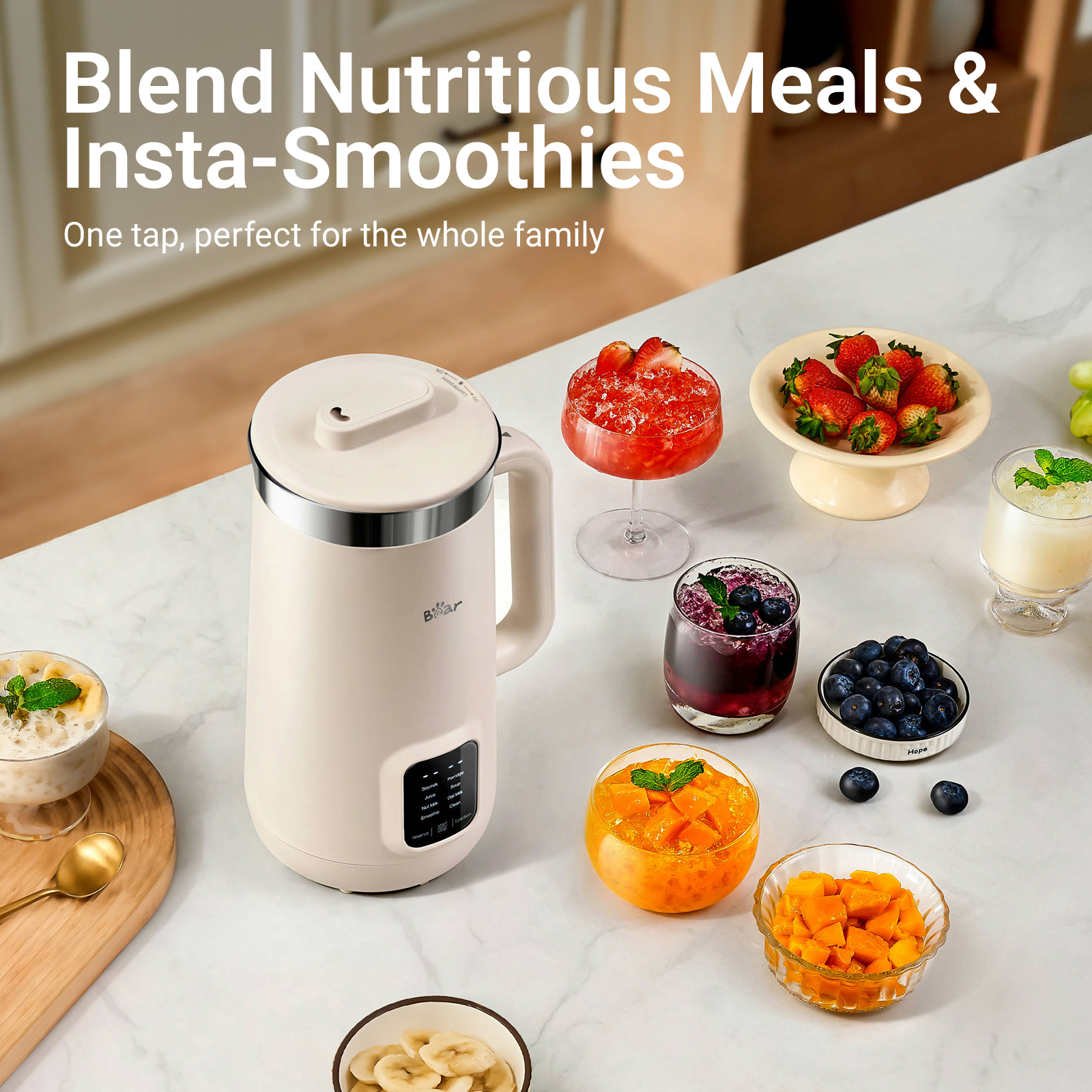 Bear Machine à lait de noix 8 en 1